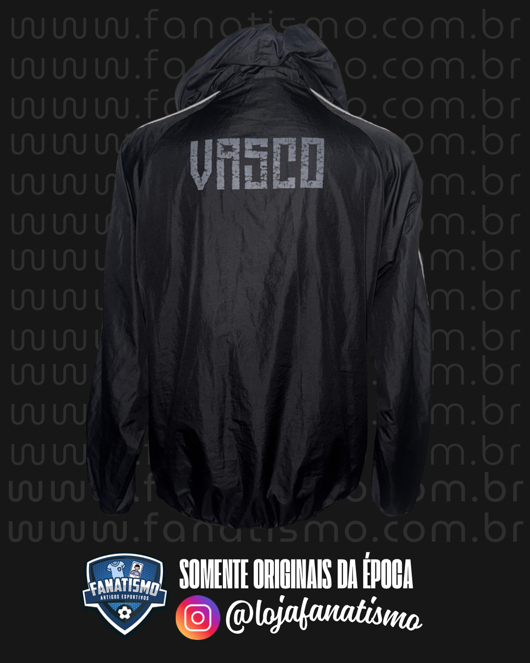 Jaqueta do Vasco Oficial Corta-Vento Kappa CRVG 2022 G - Imagem 2