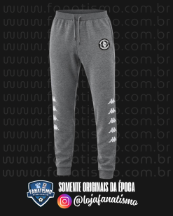 Calça do Vasco Oficial Kappa Piquet Cinza Nova