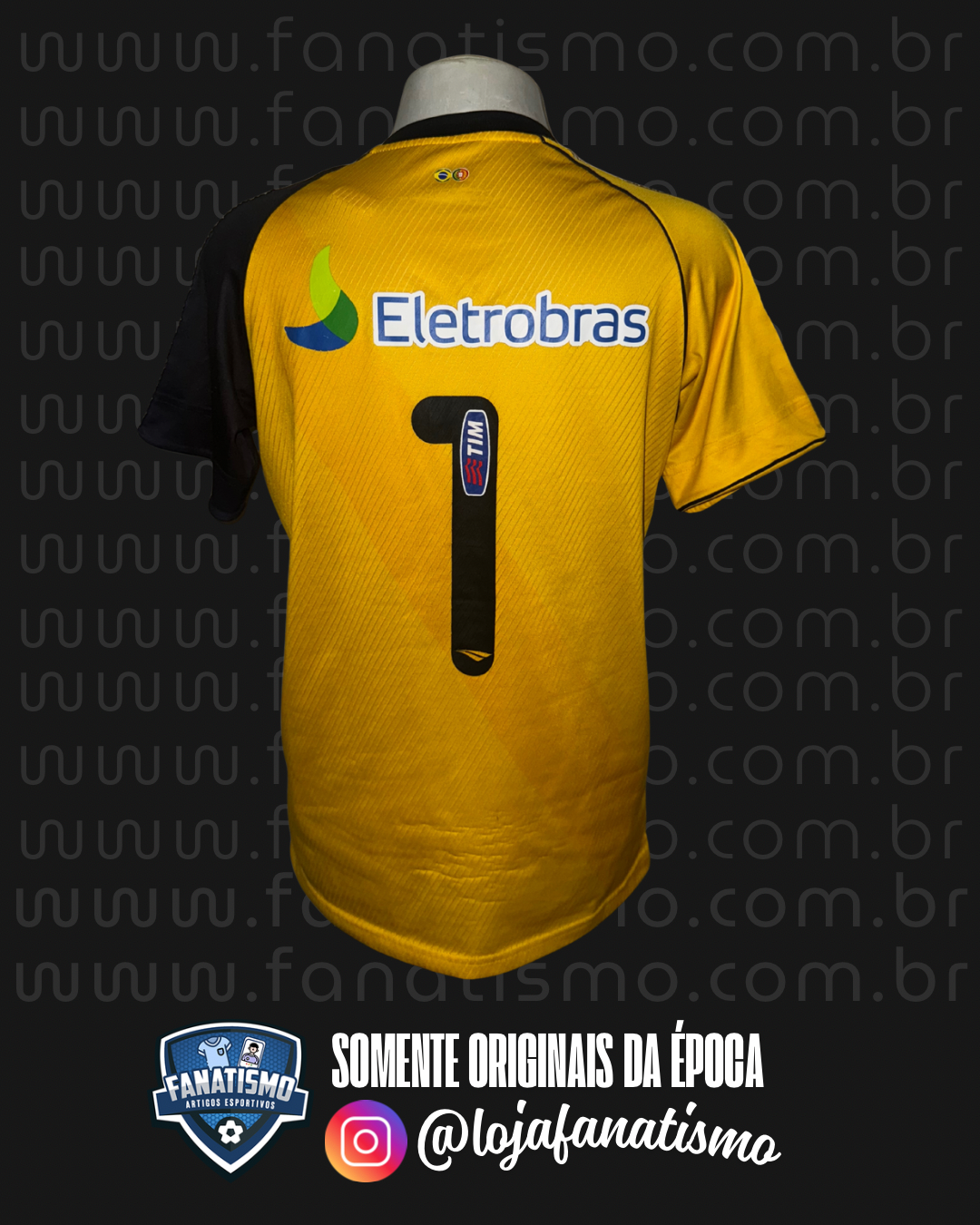 Camisa do Vasco Oficial Goleiro Amarela Penalty 2012 #1 Fernando Prass De Jogo G - Imagem 2