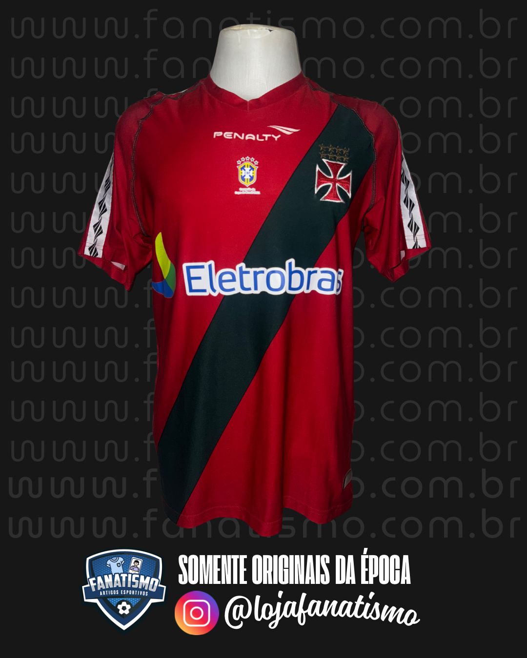 Camisa do Vasco Oficial Goleiro Portugal Penalty 2012 #1 Fernando Prass G