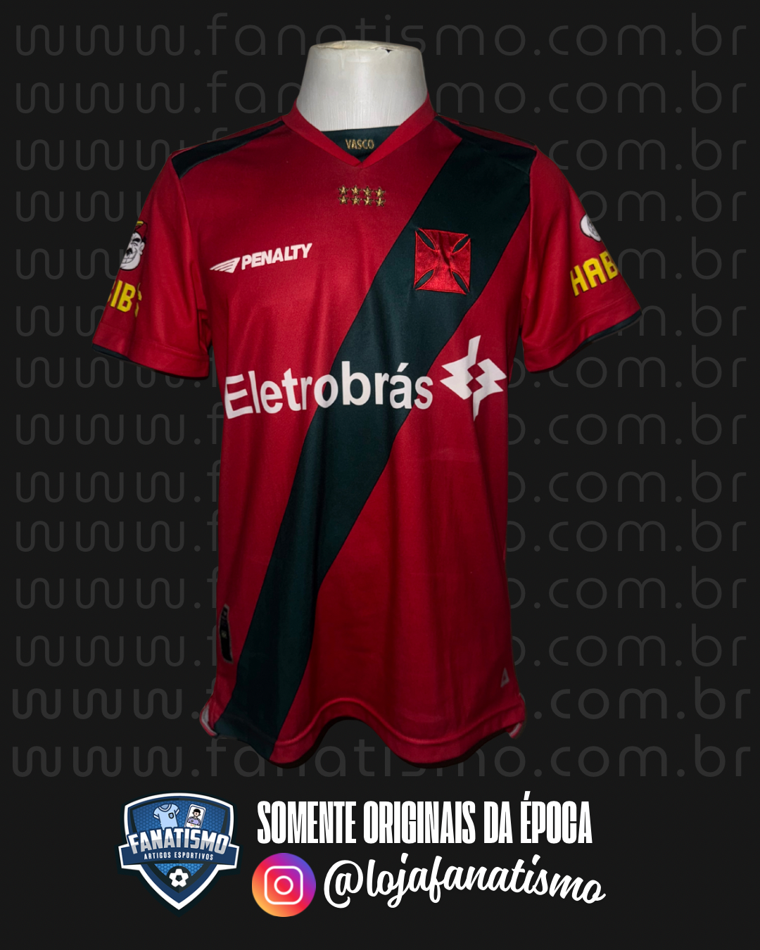 Camisa do Vasco Oficial Goleiro Portugal Penalty 2009/2010 #1 Fernando Prass M