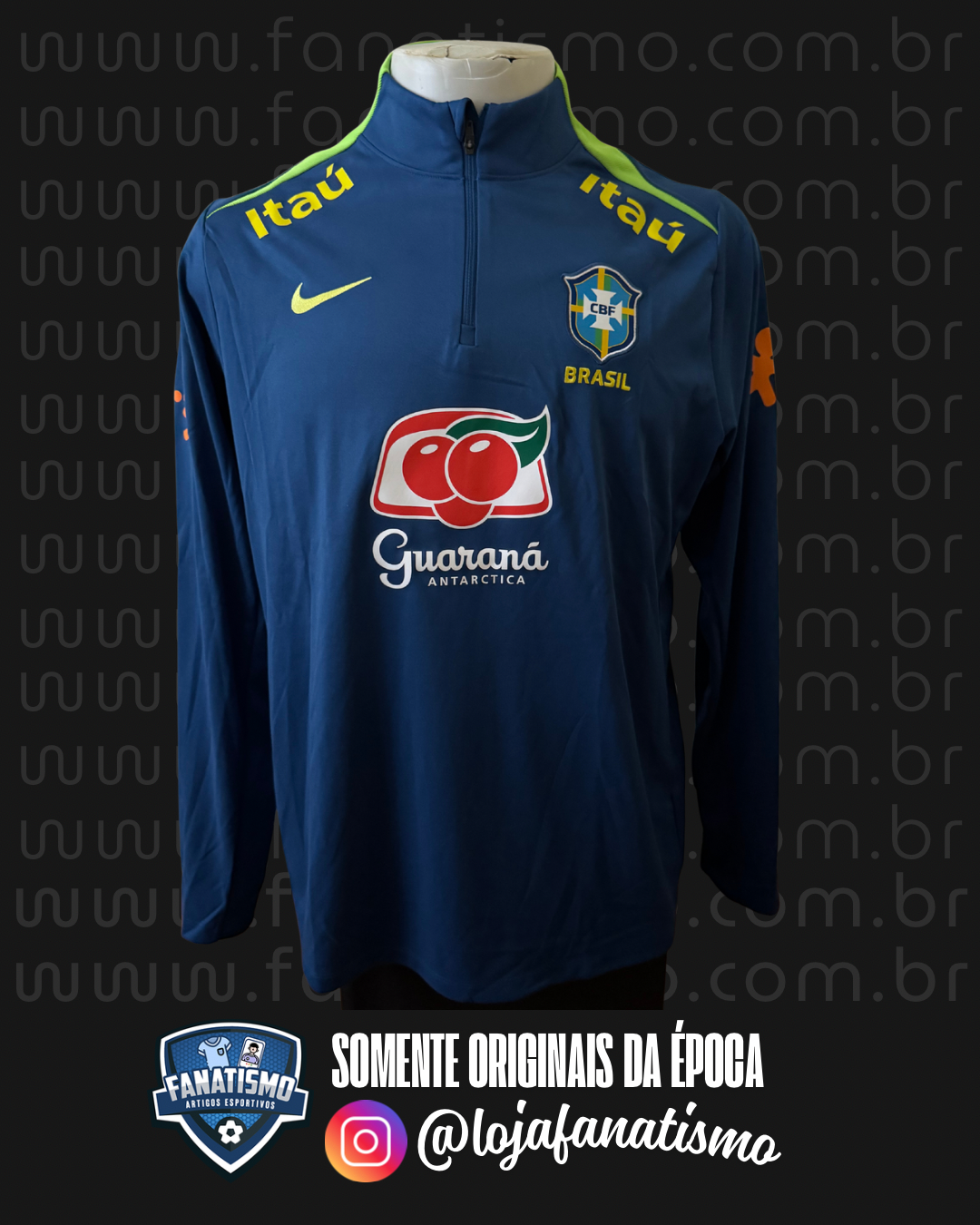 Blusão da Seleção Brasileira Oficial Treino Nike 2024/2025 Nova