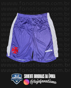 Short/Calção do Vasco Oficial Goleiro Lilás Diadora 2019 M
