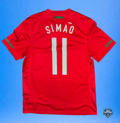 Alternative view of Camisa Portugal Oficial I Nike 2010 #11 Simão M