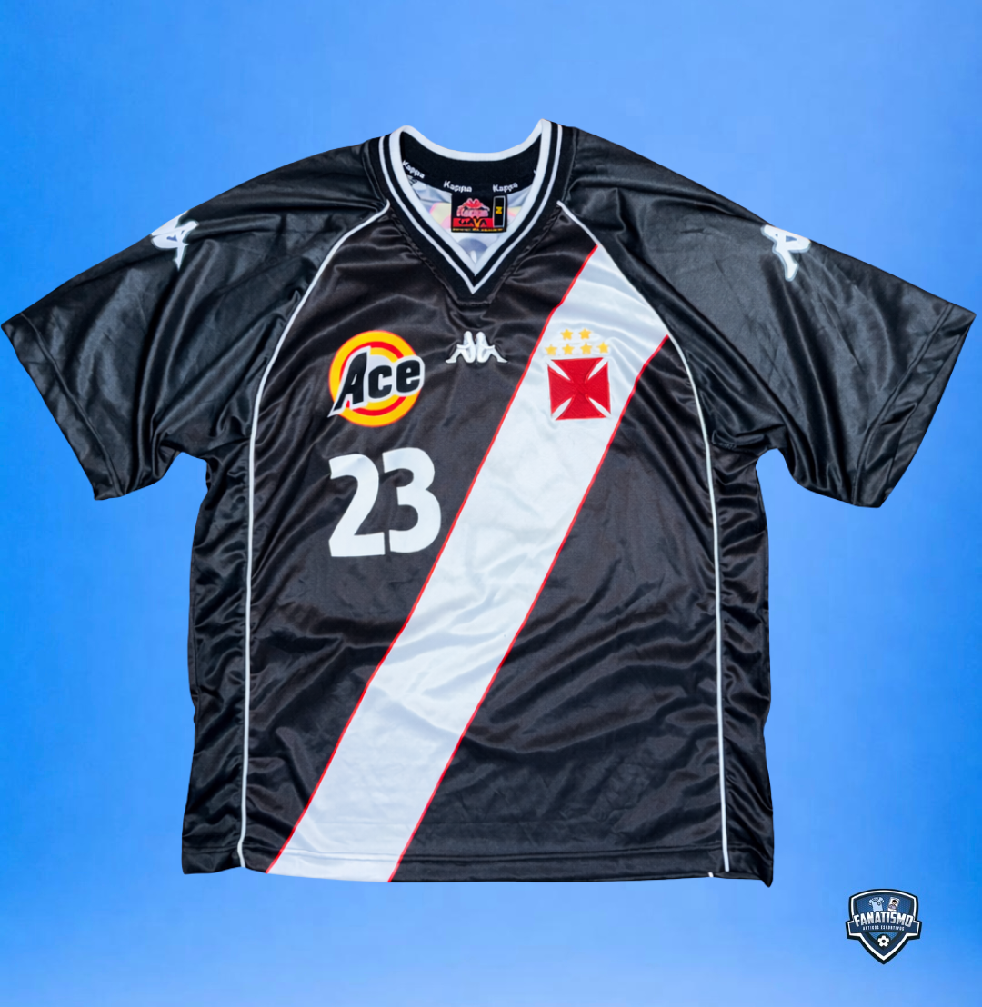 Camisa Vasco Oficial I Kappa 2000 #23 Alex Oliveira Usada em Jogo vs. Portuguesa