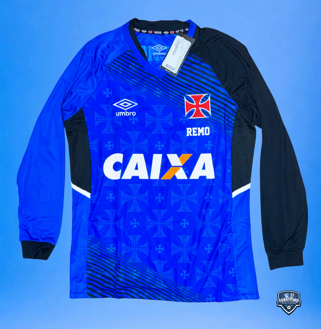 Camisa Vasco Oficial Treino Manga Longa Remo Umbro 2014/2015 Nova M