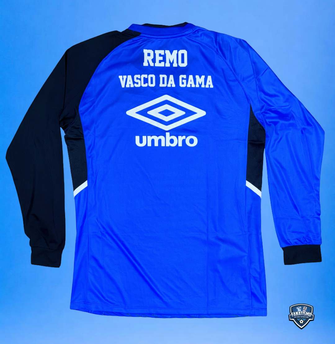 Camisa Vasco Oficial Treino Manga Longa Remo Umbro 2014/2015 Nova M - Imagem 2