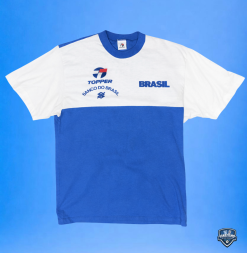Camisa Brasil Oficial Comissão Técnica Basquete Topper 80’s G