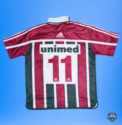 Alternative view of Camisa Fluminense Oficial I Adidas 2002 #11 Romário M