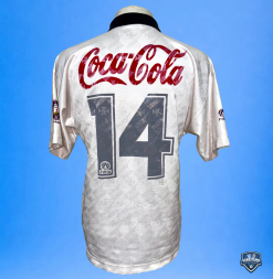 Alternative view of Camisa Vasco Oficial II Finta 1994 #14 Usada em Jogo G