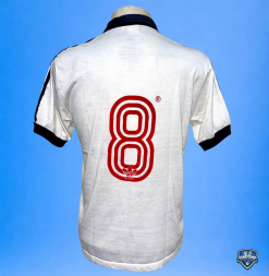 Alternative view of Camisa Vasco Oficial II Adidas 1988 #8 Geovani Usada em Jogo