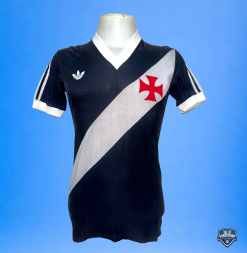 Camisa Vasco Oficial I Adidas 1981 #4 Ivan Usada em Jogo