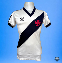 Camisa Vasco Oficial II Adidas 1984 #9 Mauricinho Usada em Jogo
