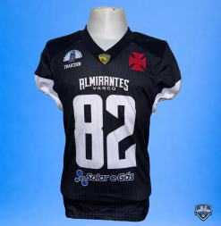 Camisa Vasco Almirantes Oficial Futebol Americano Traktor 2025 Usada em Jogo