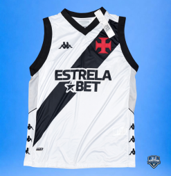 Camisa Vasco Oficial II Basquete Kappa 2023 Nova 3G