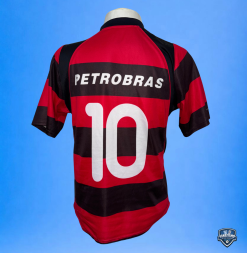 Alternative view of Camisa Flamengo Oficial I Nike 2001-2004 #10