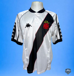 Camisa Vasco Oficial II Kappa 1999 #17 Usada em Jogo G
