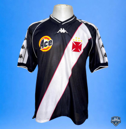 Camisa Vasco Oficial I Kappa 1999/2000 #4 Mauro Galvão M