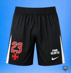 Short/Calção Vasco Oficial I Nike 2026 #23 Thiago Mendes De Jogo M