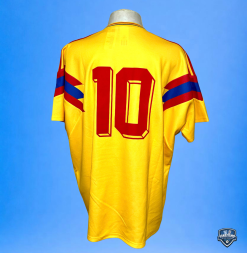 Alternative view of Camisa Colômbia Oficial Retrô Adidas 90 #10 3G