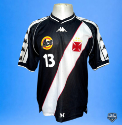 Camisa Vasco Oficial II Futsal Kappa 1999/2000 #13 De Jogo M