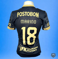 Alternative view of Camisa Atlético Nacional/COL Oficial II Nike 2025 #18 Marino Hinestroza De Jogo M