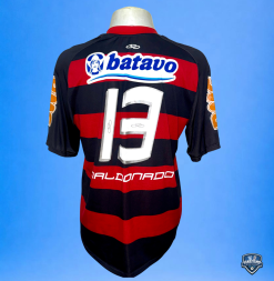 Alternative view of Camisa Flamengo Oficial I Olympikus 2010 #13 Maldonado Usada em Jogo