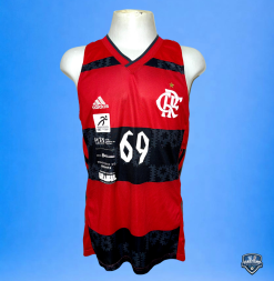 Camiseta Flamengo Oficial I Basquete Adidas 2021/2022